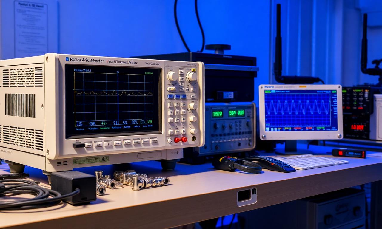 Live RF Lab — VNA, Waveguide & Spectrum