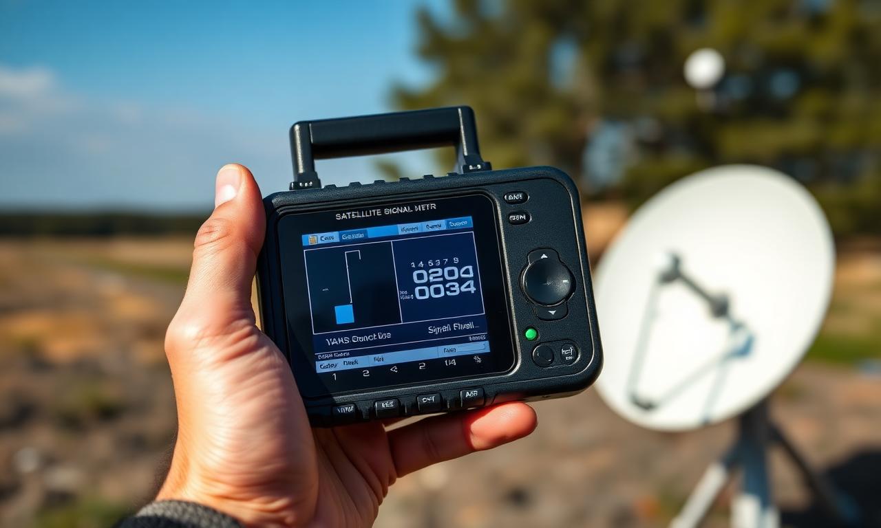 Field Satellite Signal Meter