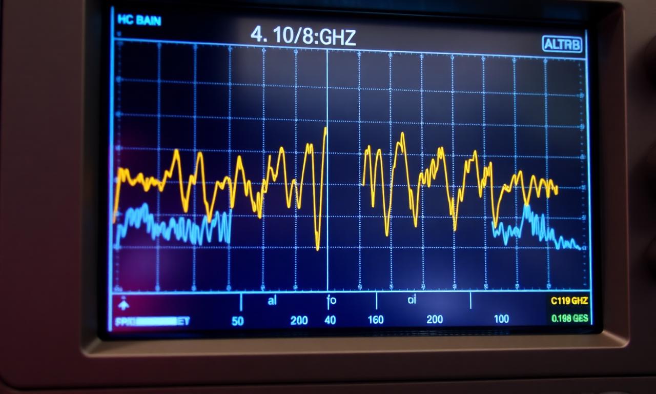 Agilent Spectrum Analyzer — C-Band 4.198 GHz